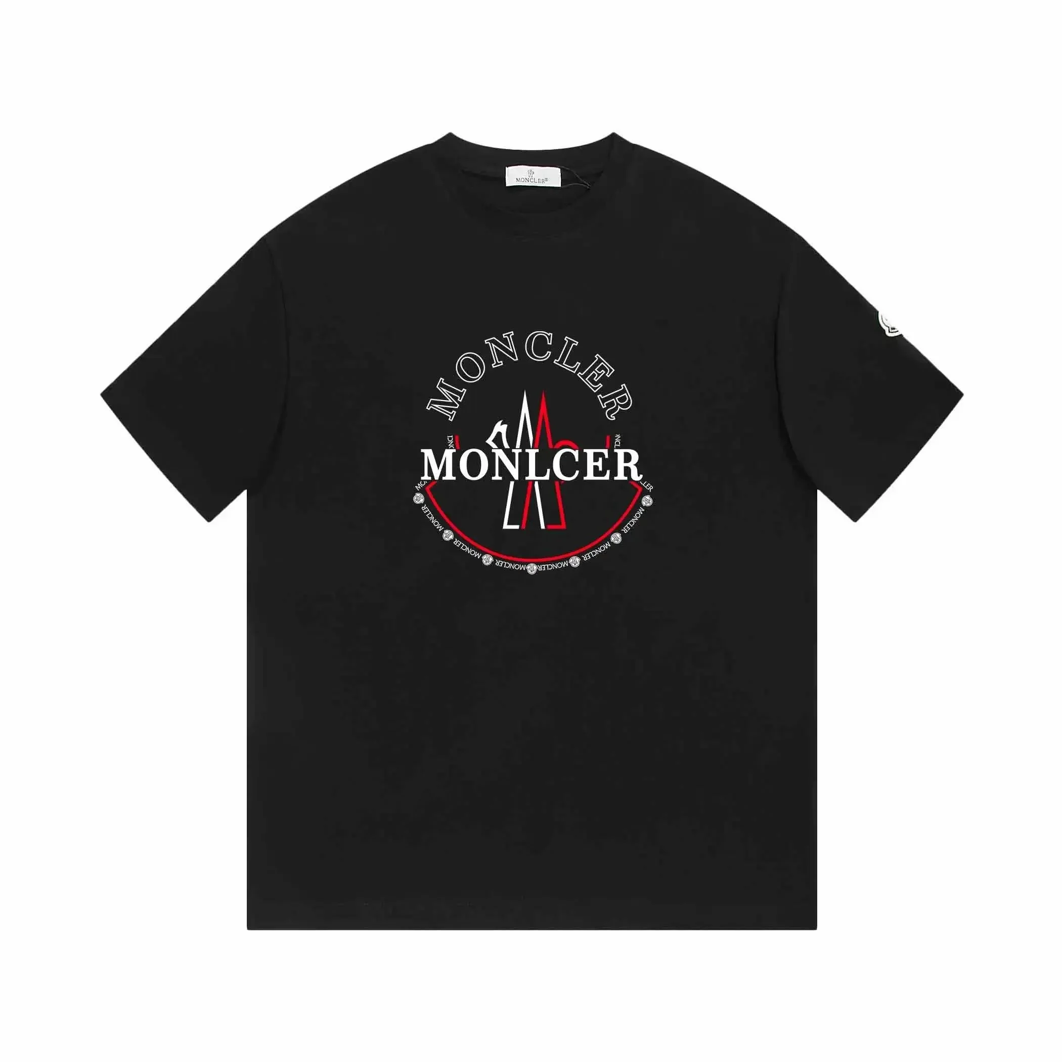 Moncler Circular Mountain Logo Tee