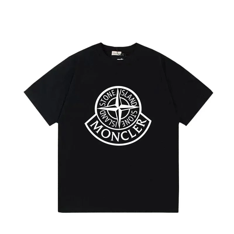 Stone Island x Moncler Compass Print Short Sleeve Tee