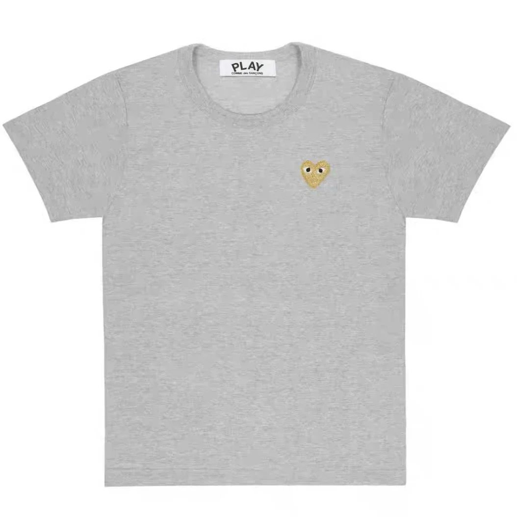 Gray - Gold Heart