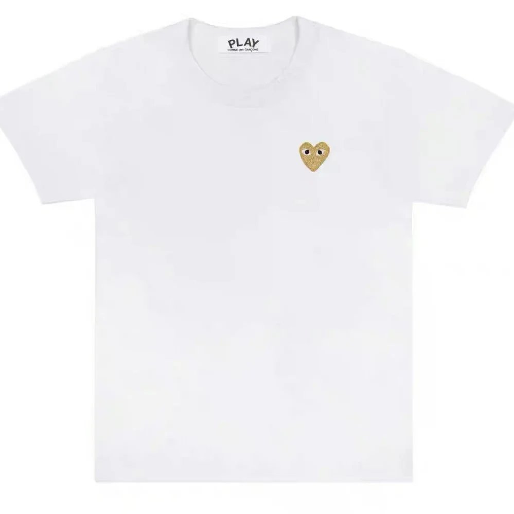 White - Gold Heart
