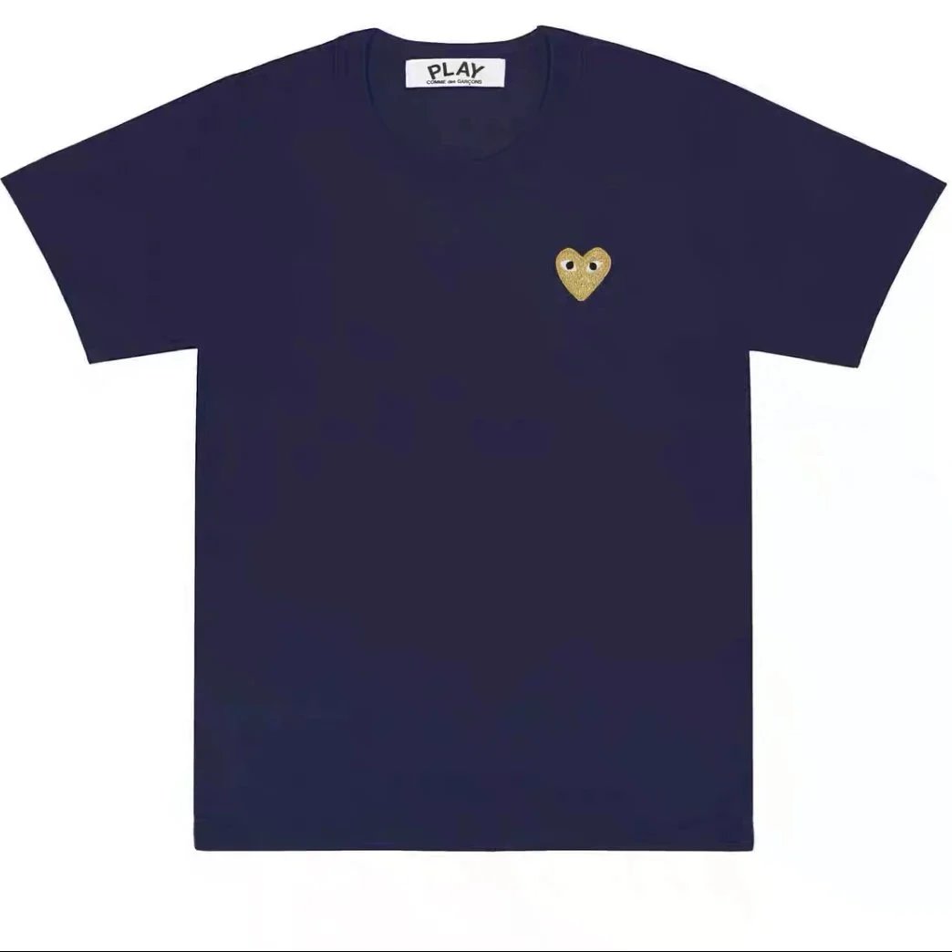 Navy - Gold Heart