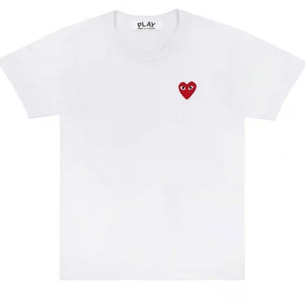 White - Red Heart