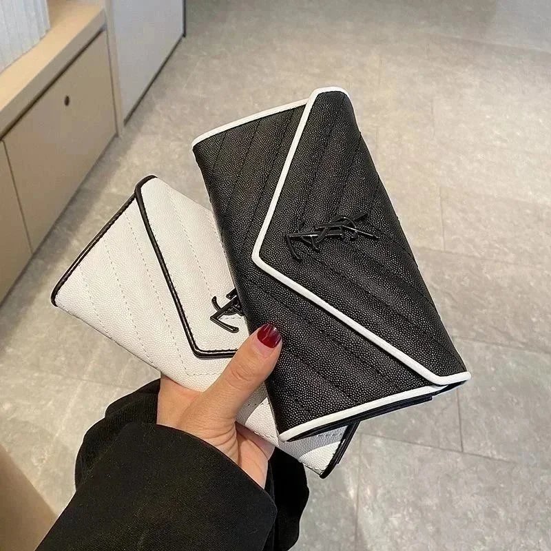 Saint Laurent Wallets & Card Holders Quilted Envelope Flap Long Wallet image 4