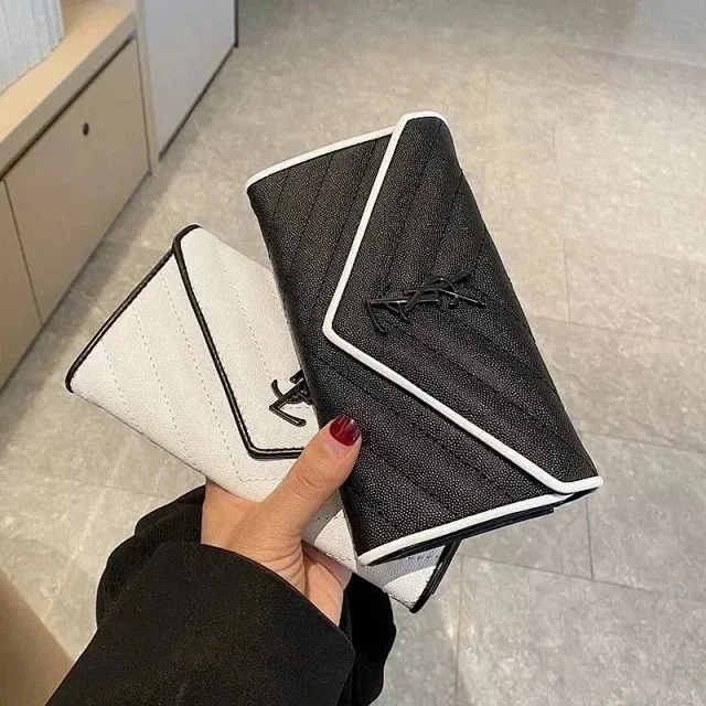 Saint Laurent Wallets & Card Holders Quilted Envelope Flap Long Wallet product detail image 4
