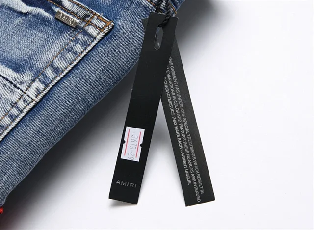 AMIRI Jeans Distressed embroidered skinny product detail image 17