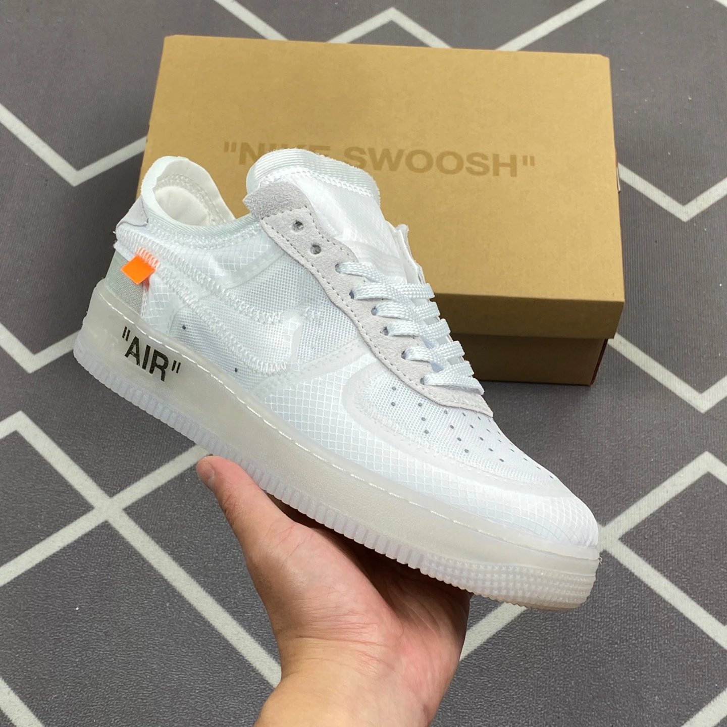 Nike Air Force 1 Mesh Low Top Casual Sneakers