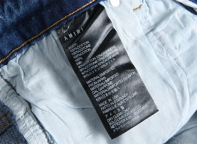 AMIRI Jeans Distressed embroidered skinny product detail image 18