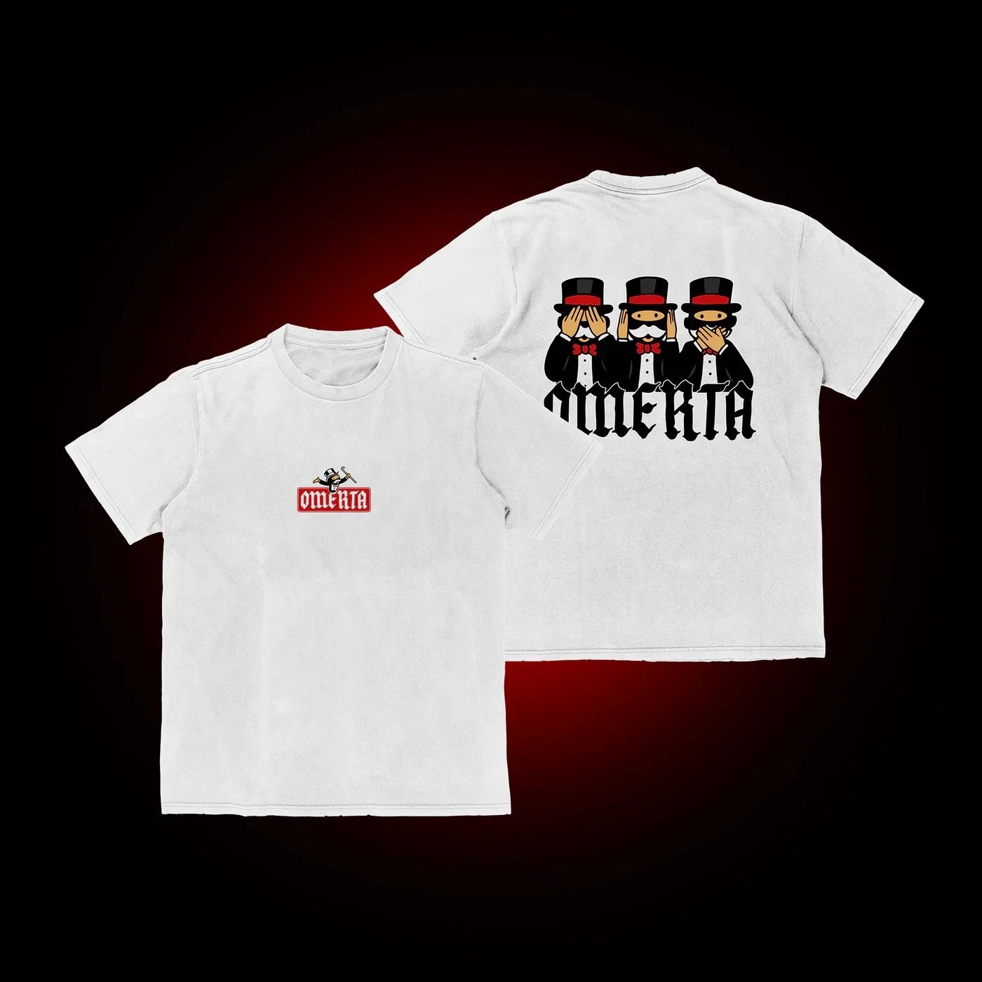 Omerta Monopoly Tee Black T-Shirt - 22