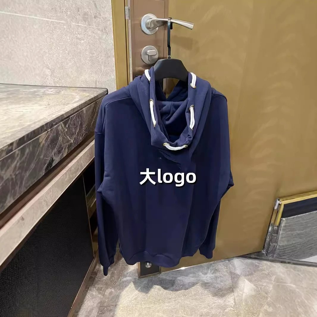 重工刺绣带帽卫衣连帽衫情侣款式 2