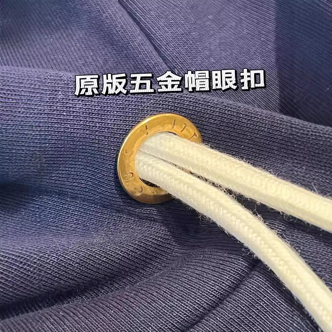 重工刺绣带帽卫衣连帽衫情侣款式 5