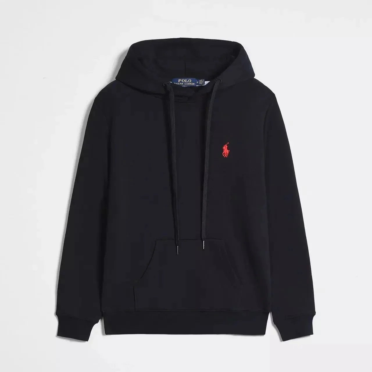 Red Label Pullover Sweatshirt Black