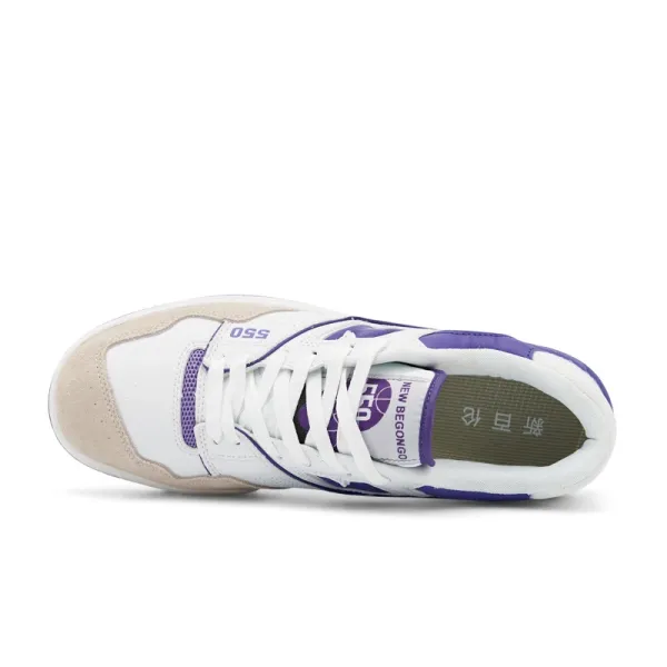 New Balance 550 White Navy Beige Sneakers - 37