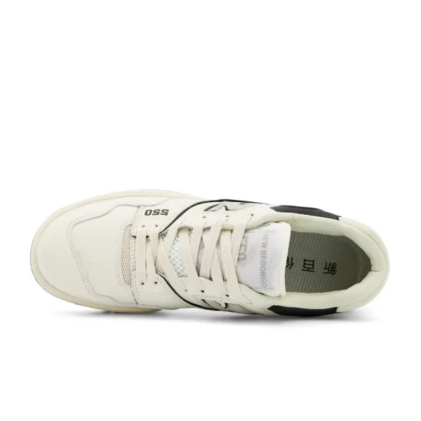 New Balance 550 White Navy Beige Sneakers - 28
