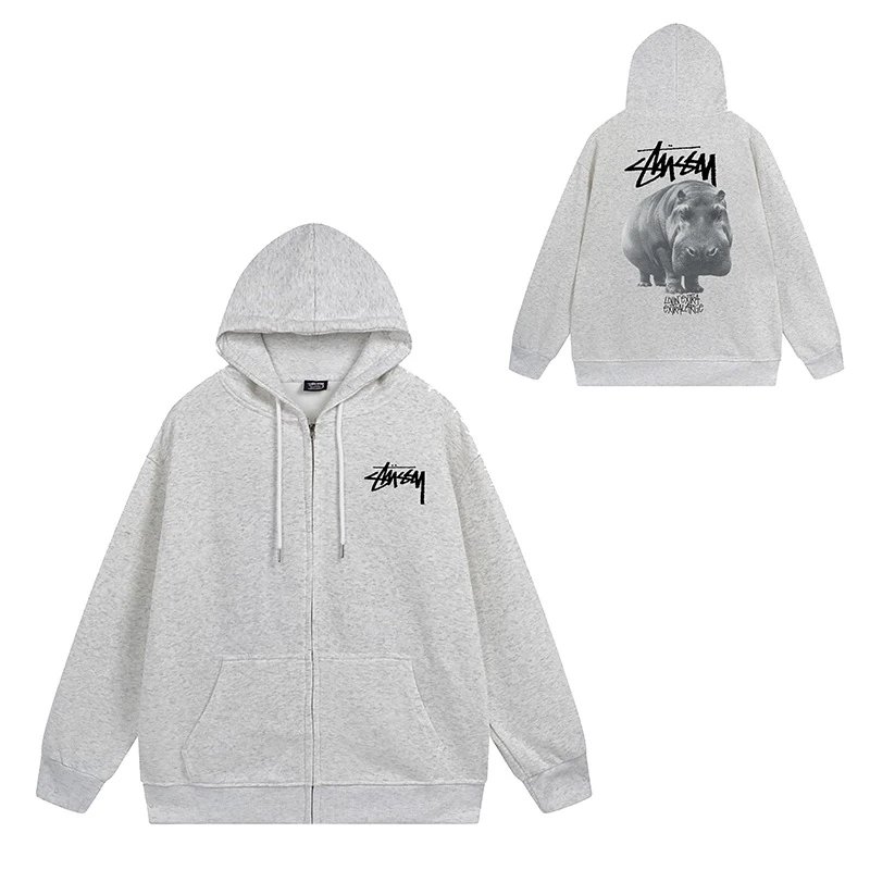 Stüssy 8-Ball Zip-Up Hoodie Black - 14