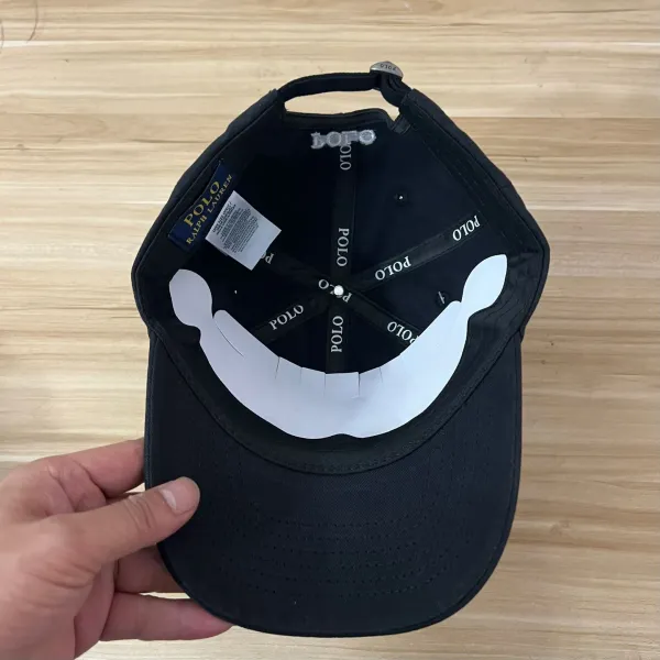 Ralph Lauren Polo Pony Black Baseball Cap - 12