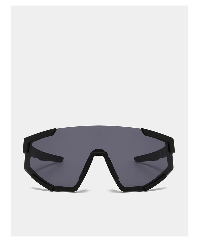 Design Geometric Frame White Sunglasses Eyewear - 11