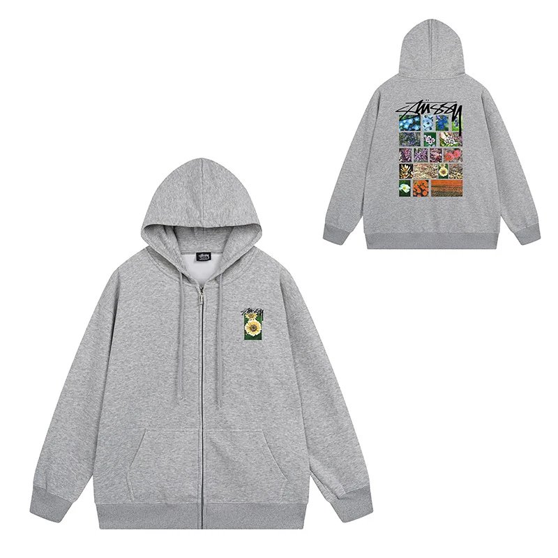 Stüssy 8-Ball Zip-Up Hoodie Black - 15