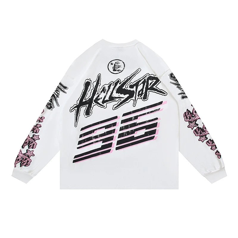 HELLSTAR Long Sleeve Tee Multicolor Streetwear T-Shirt - 36