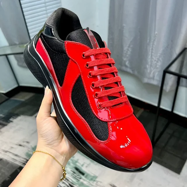 Unbranded Sneakers Low-Top Lace-Up Patent and Textile product detail image 11
