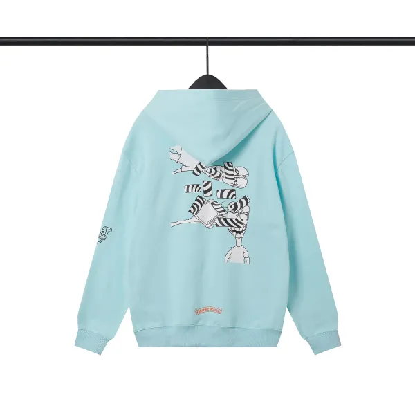 Off-White x Chrome Hearts Orange Hoodie - 17