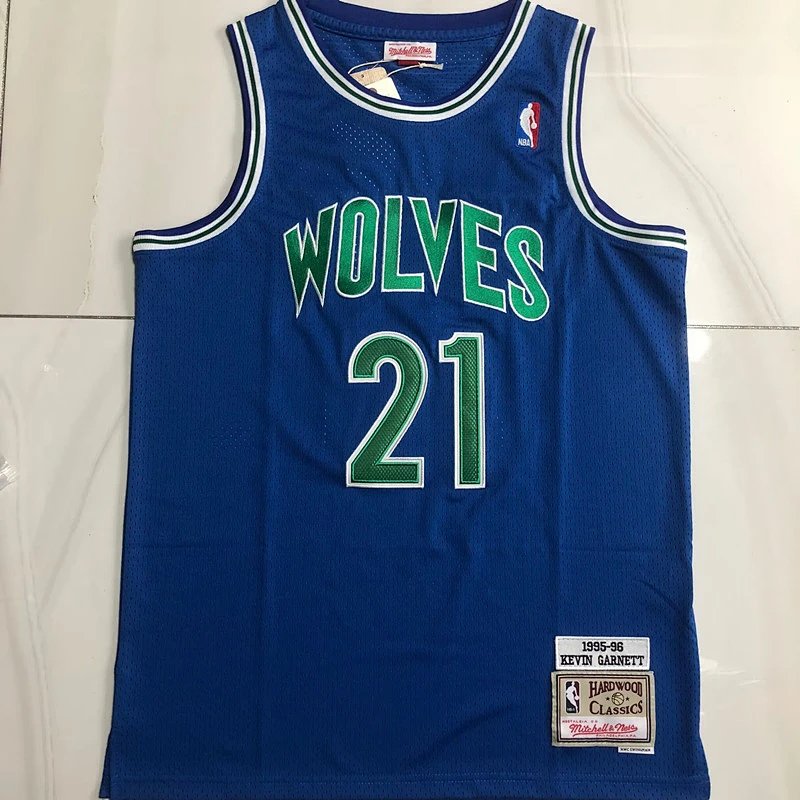 Mitchell & Ness Hardwood Classics Kevin Garnett 2003-04 Minnesota Timberwolves Jersey Blue product detail 14 in Litbuy spreadsheet finds