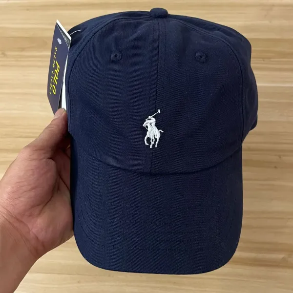 Ralph Lauren Polo Pony Black Baseball Cap - 14