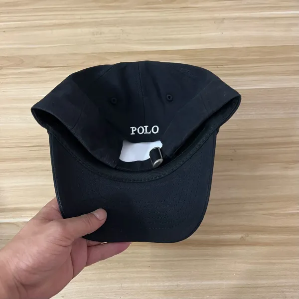 Ralph Lauren Polo Pony Black Baseball Cap - 11