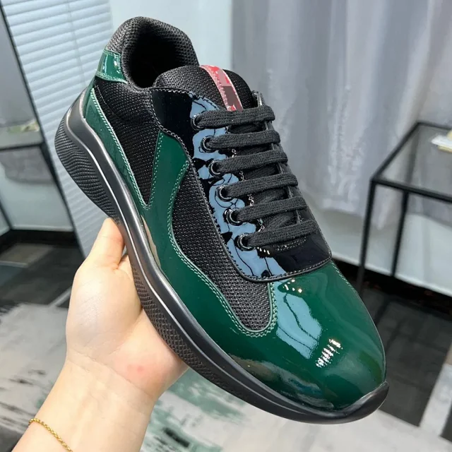 Unbranded Sneakers Low-Top Lace-Up Patent and Textile product detail image 12
