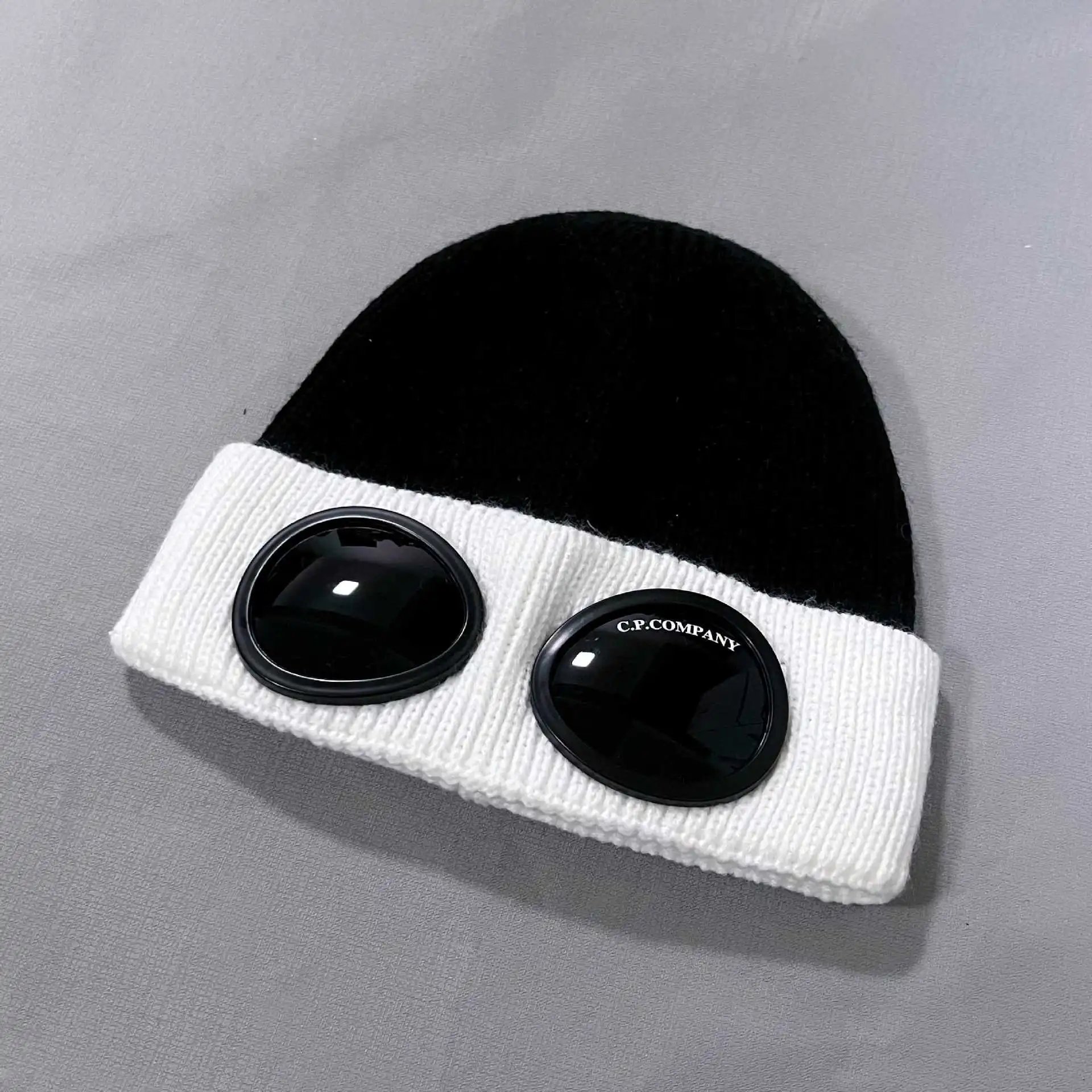 C.P. Company Goggle Beanie Burgundy Hat - 12