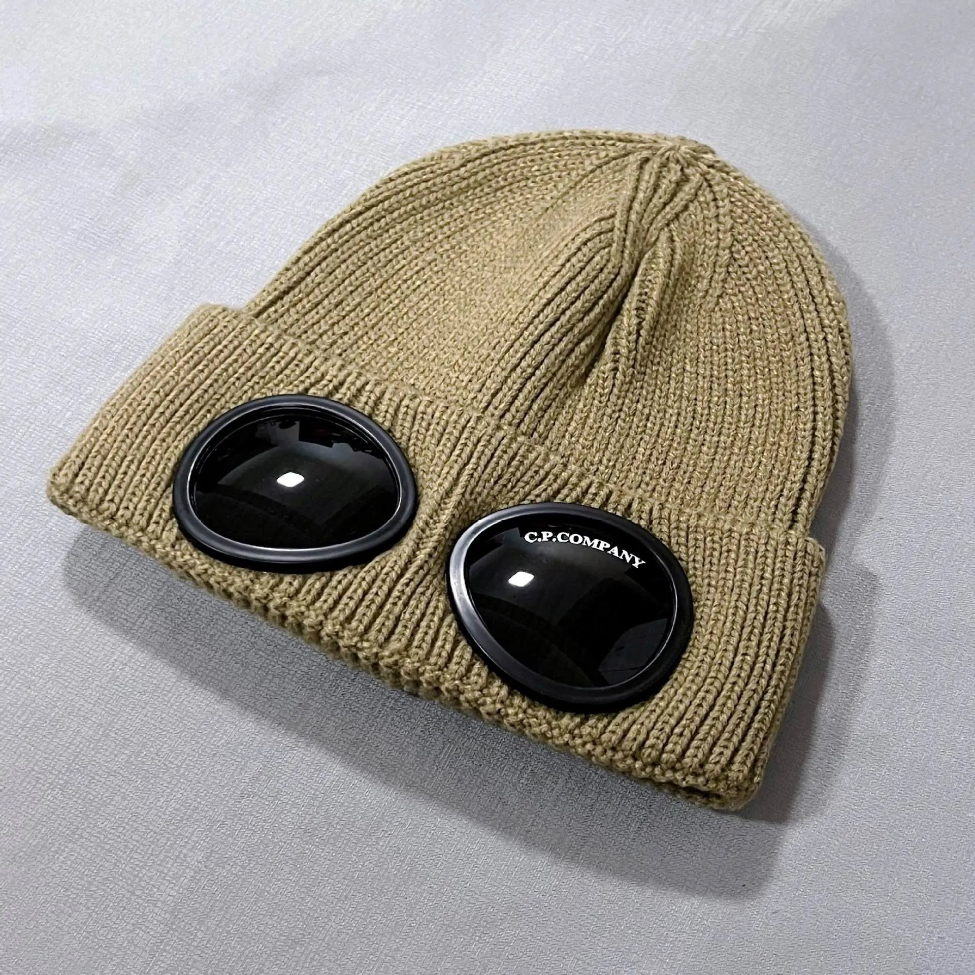 C.P. Company Goggle Beanie Burgundy Hat - 11