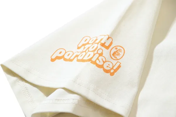 Hellstar Path to Paradise Oversized Graphic T-Shirt Cream - 14
