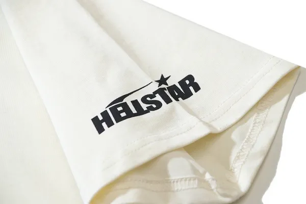Hellstar Path to Paradise Oversized Graphic T-Shirt Cream - 12