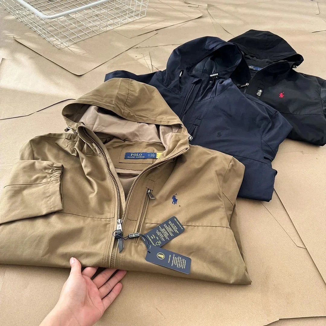 Polo Ralph Lauren Windbreaker Jacket Navy, Khaki, and Black product detail 2 in Litbuy spreadsheet finds
