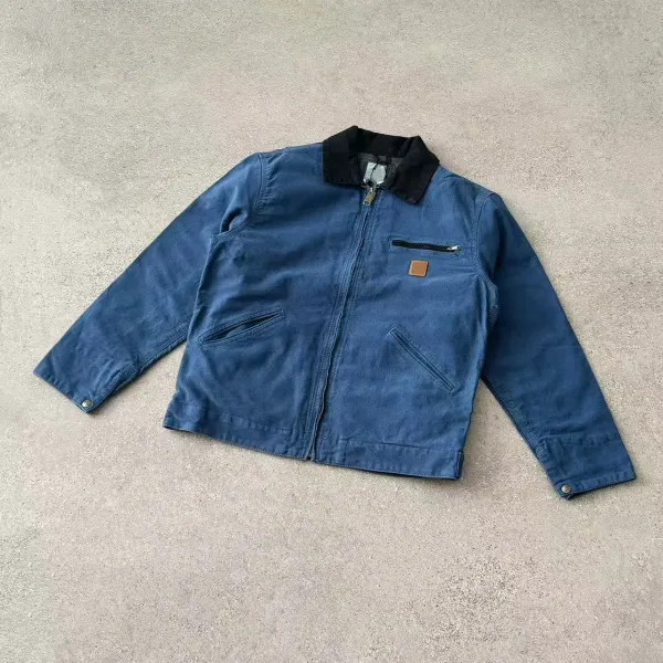 Carhartt WIP Active Jacket Indigo Denim Jacket - 1