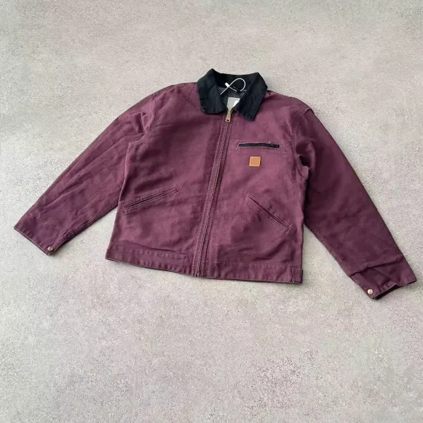 Carhartt WIP Active Jacket Burgundy Jacket - 1