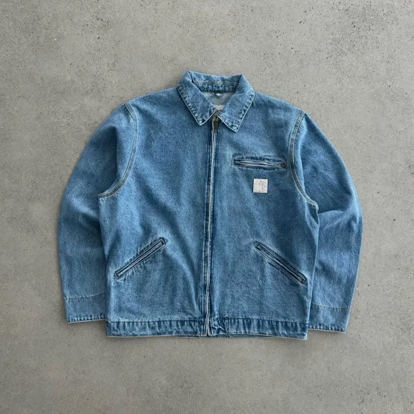 Carhartt WIP Detroit Jacket Medium Wash Denim Jacket - 1
