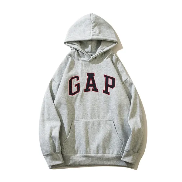 Gap Classic Arch Logo Hoodie Gray - 1