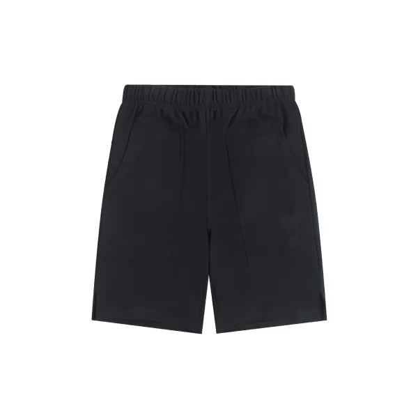 Ami Paris Heart Logo Drawstring Shorts Black - 47