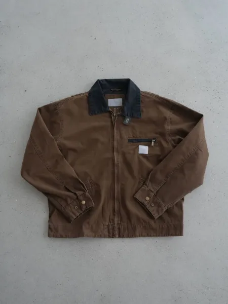Carhartt WIP Active Jacket Brown Canvas Jacket - 1