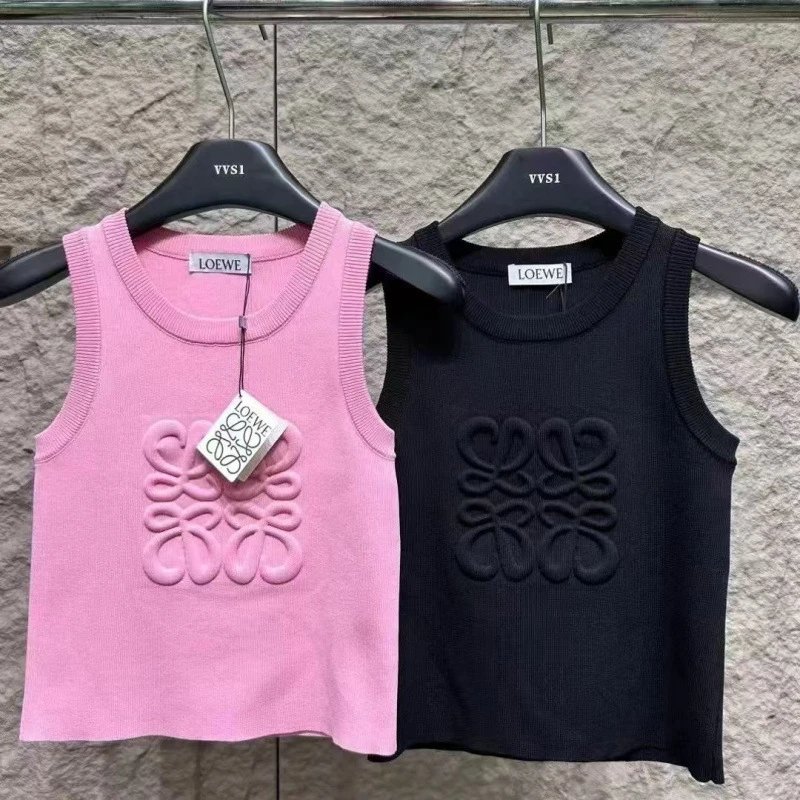 LOEWE Anagram Knit Tank Top T-Shirt