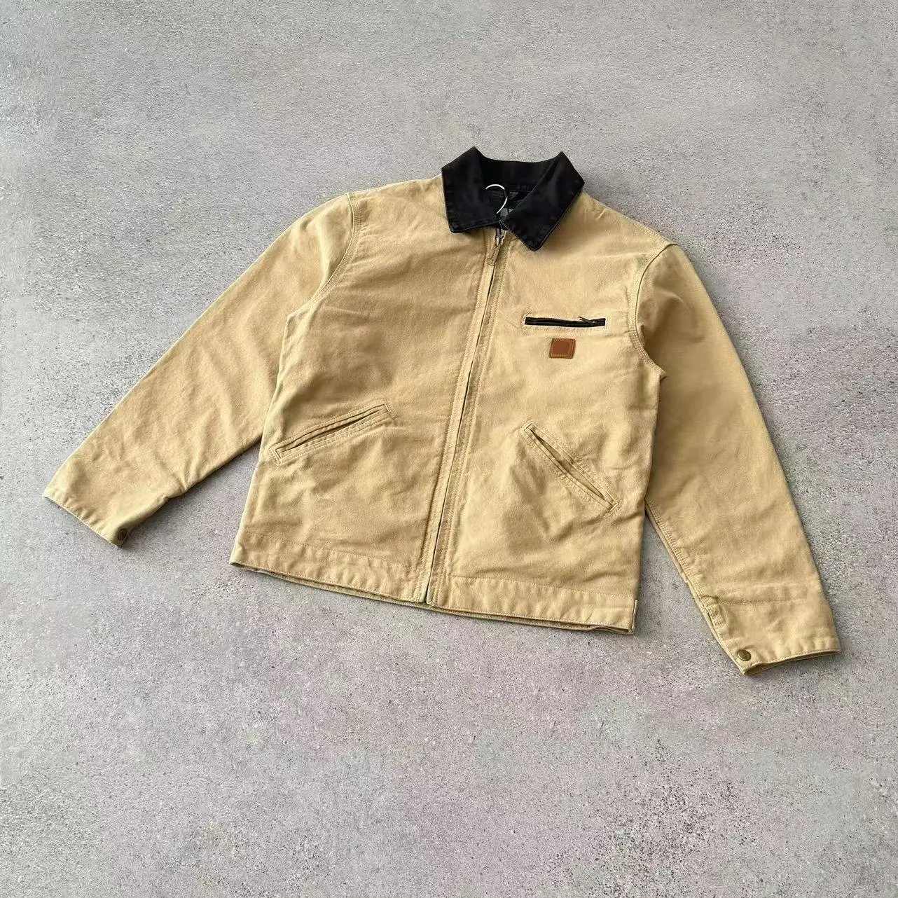 Carhartt WIP Active Jacket Beige Canvas Jacket - 1