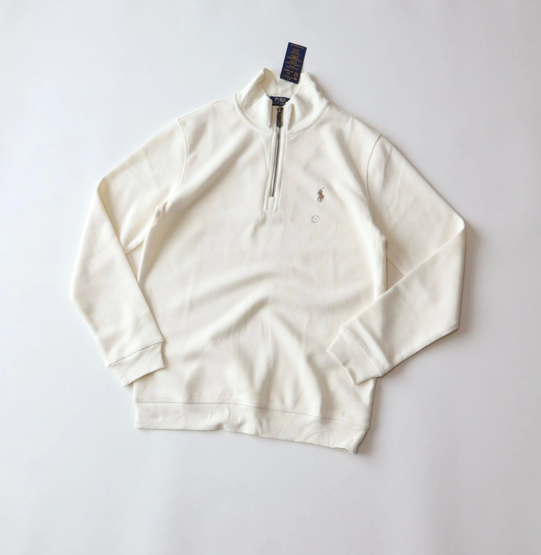 Polo Ralph Lauren Half-Zip Pullover Gray Sweater - 12