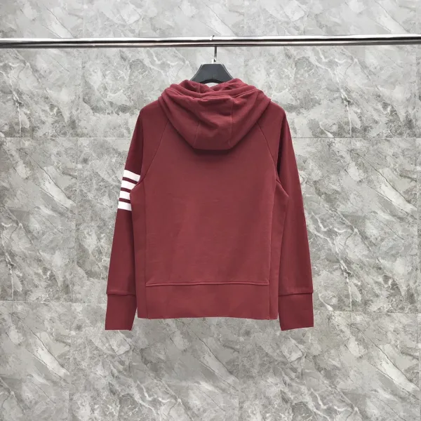 Thom Browne 4-Bar Stripe Crewneck Sweatshirt Beige - 10