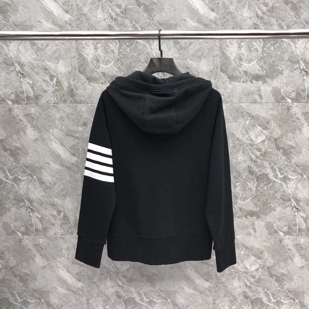 Thom Browne 4-Bar Stripe Crewneck Sweatshirt Beige - 16