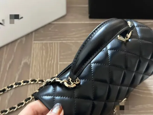 Chanel Mini Flap Bag Pink Quilted Leather Handbag - 5