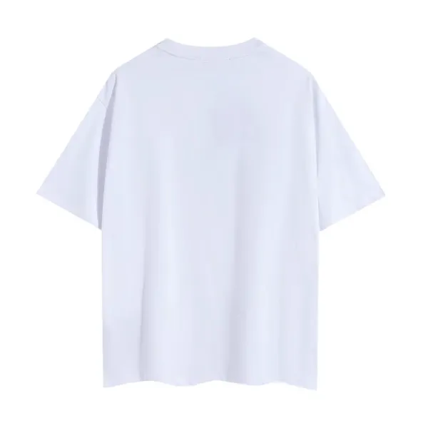 Design Purple Sky Inn Embroidered Logo White Oversized T-Shirt T-Shirts - 23