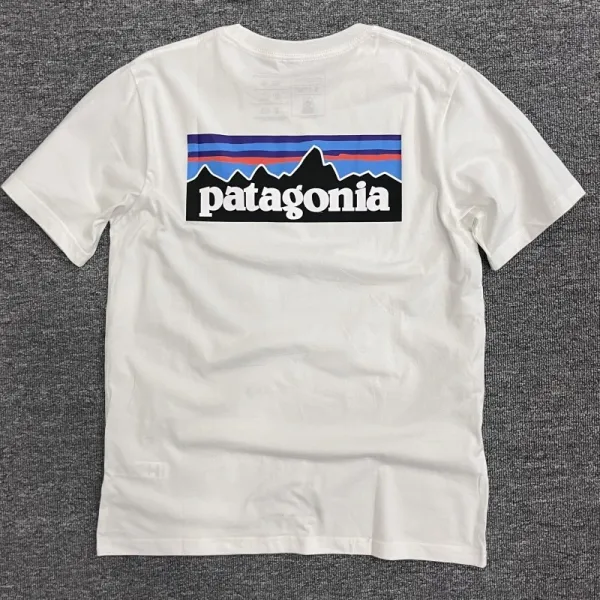 Patagonia P-6 Logo Responsibili-Tee Light Gray T-Shirt - 7