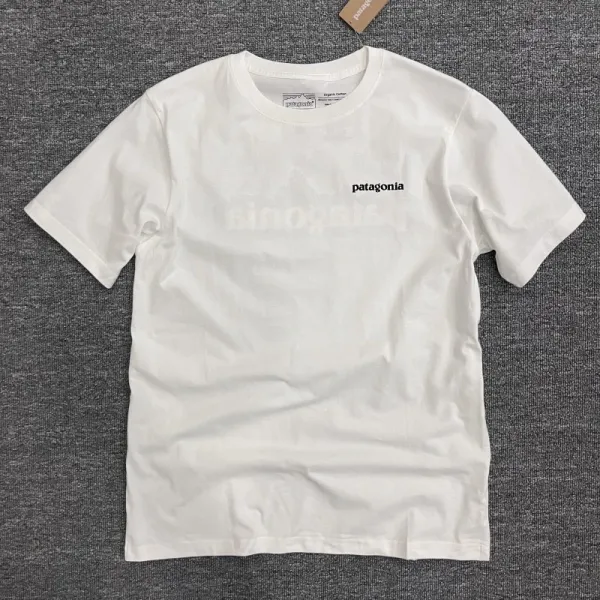 Patagonia P-6 Logo Responsibili-Tee Light Gray T-Shirt - 6