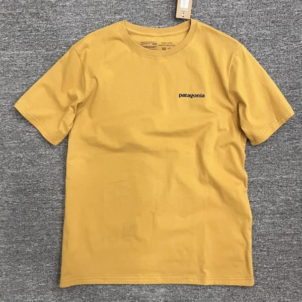 Patagonia P-6 Logo Responsibili-Tee Mustard Yellow T-Shirt - 1