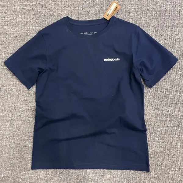 Patagonia P-6 Logo Responsibili-Tee Light Gray T-Shirt - 10
